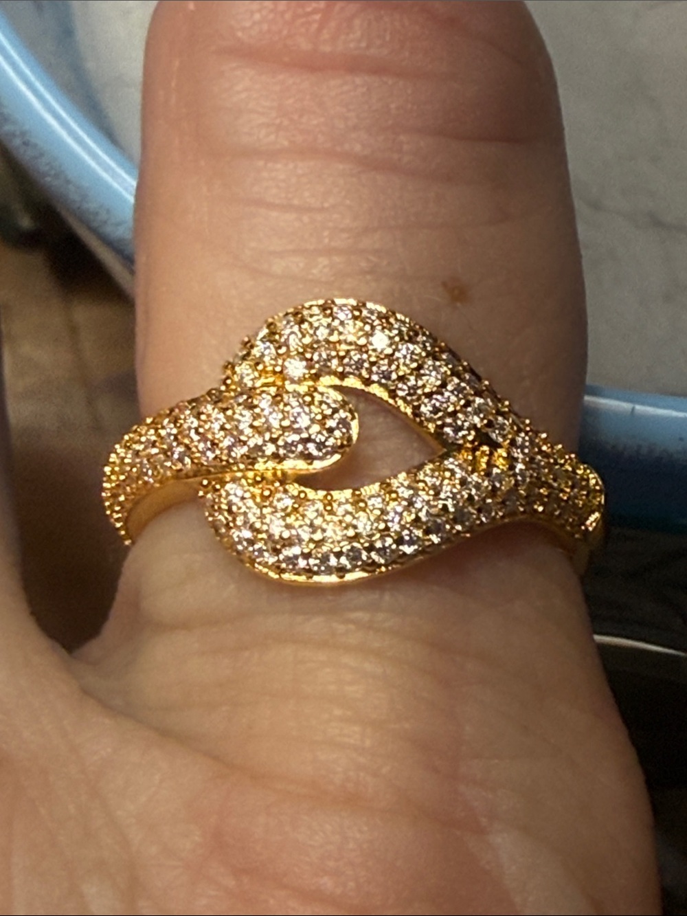 18k Gold over 925 Sterling Silver GRA CERTIFIED MOISSANITE DIAMOND Ring
